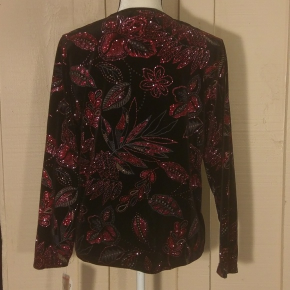 👛2/$20👛NWT Notations 2 in 1 look blouse top XL - Picture 5 of 8